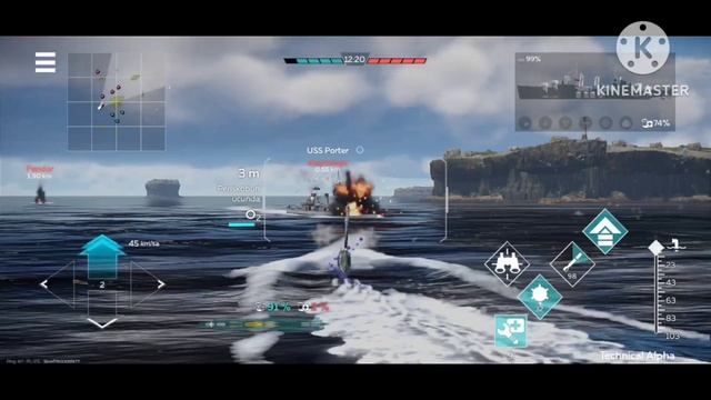 War Thunder Mobile. Геймплей подводной лодки смотреть онлайн