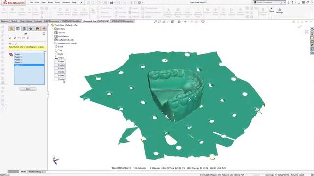 Обработка сканов Geomagic