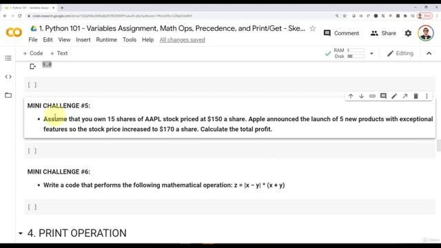 02 Python Programming - Variables Assignment, Math Operation, Precedence and PrintGet смотреть онлайн