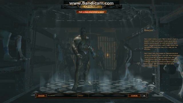 Path of Exile Character Selection смотреть онлайн