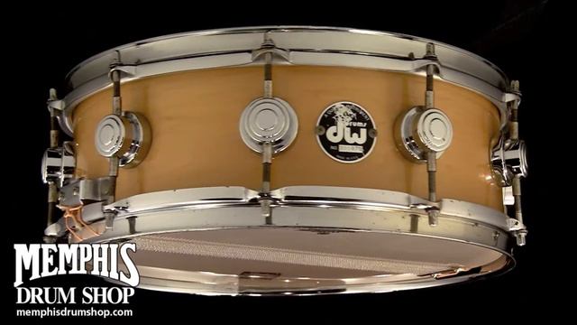 Used 1980's DW Collector's Series Maple Snare Drum - Natural Lacquer w/ Tama Throw-Off - 360 смотреть онлайн