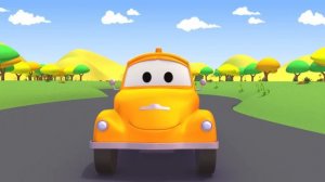 Tom's Paint Shop: Carl the Super Truck is Batman | Truck cartoons for kids