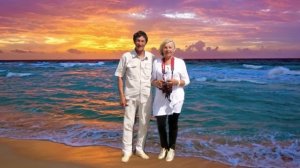 А ты стоишь на берегу в синем платье -Трофим