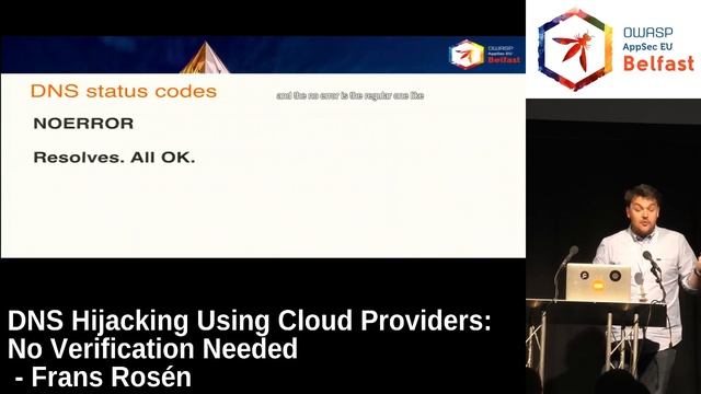 AppSec EU 2017 DNS Hijacking Using Cloud Providers No Verification Needed by Frans Rosen.mp4 смотреть онлайн
