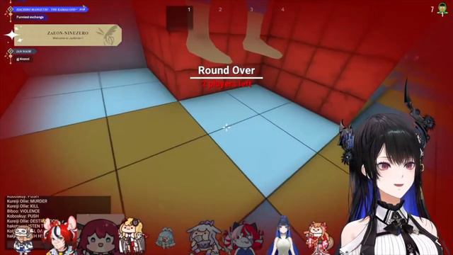 Hololive EN X Hololive ID Crab Game Survival Mode | 『Hololive』