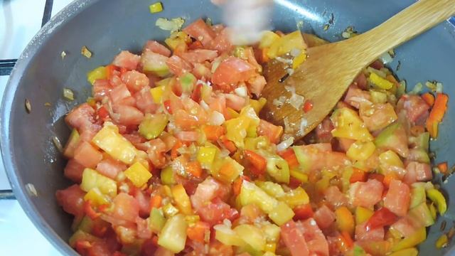 Омлет с овощами. Снимаем стресс на кухне смотреть онлайн