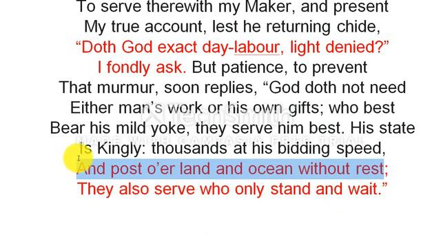 On His Blindness By John Milton . Sonnet 19 | বাংলা লেকচার Poetry,, English Lesson for Hon.1st Yea смотреть онлайн
