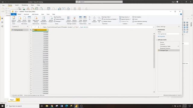 Tutorial Rolling Calendar Power BI смотреть онлайн