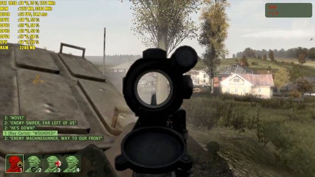 Arma 2 - GTX 1050 Ti + i5 4590 смотреть онлайн