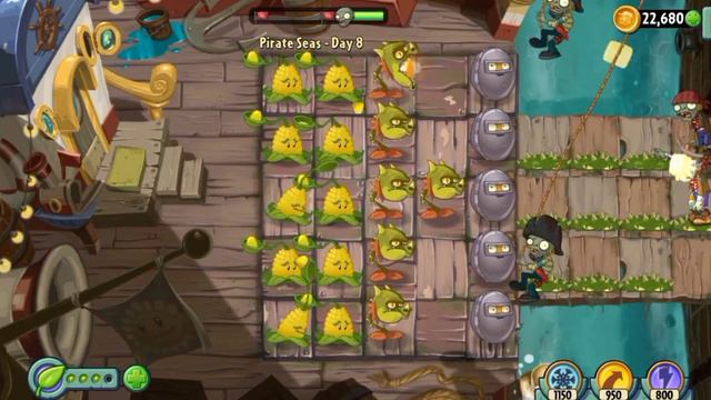 ВСЕ МАССОВЫЕ АТАКИ В PVZ 2(пиратские моря) смотреть онлайн