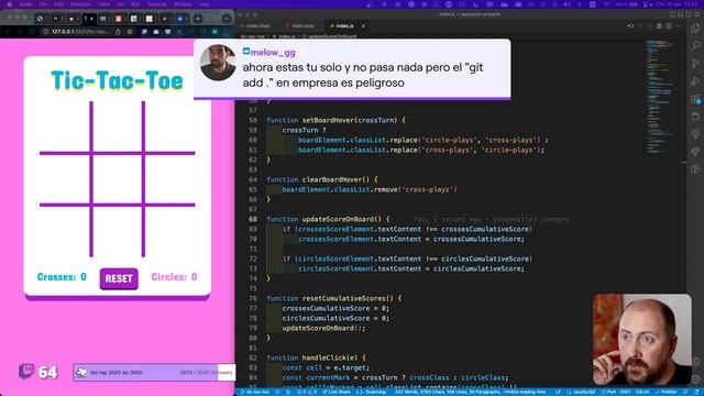 PROYECTOS JAVASCRIPT - DÍA 25 | TA-TE-TI parte 4 - MODAL/PUNTAJE | 2023-01-19 смотреть онлайн