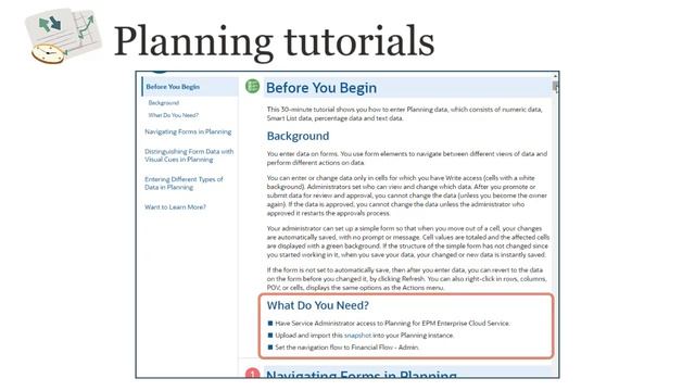 Learning Planning with hands-on tutorials in Oracle EPM Cloud смотреть онлайн