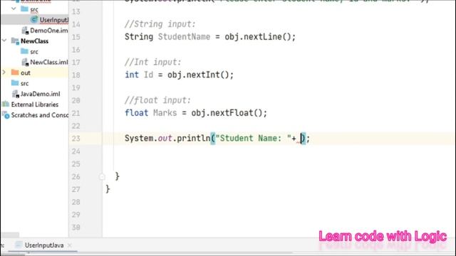 Command Line Arguments in Java || What is Scanner class, nextLine(),nextInt(),nextDouble(), #JAVA смотреть онлайн
