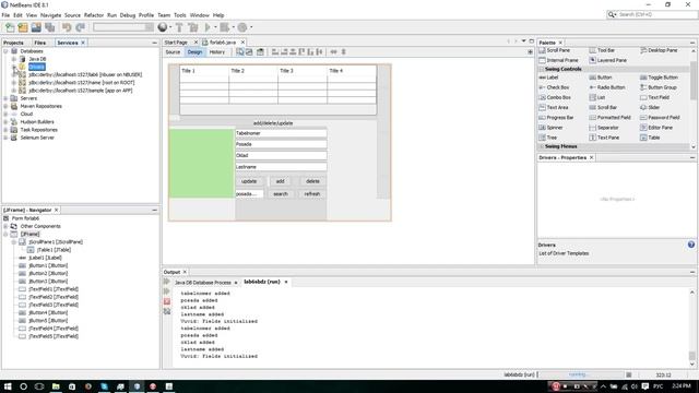 2 Як створити базу даних в Java DB смотреть онлайн