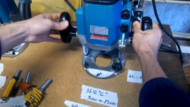 Makita 3612 C or Makita RP2300 - big router with variable speed смотреть онлайн