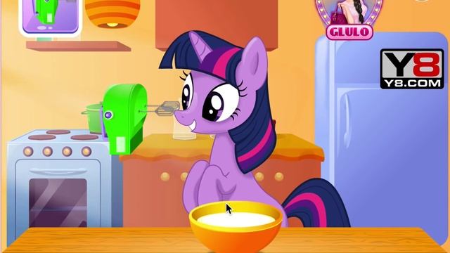 Pony TWILIGHT SPARKLE COOKING - Готовим торт с пони смотреть онлайн