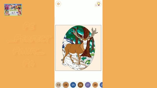 Идеальные разукрашки. Благородный олень? смотреть онлайн