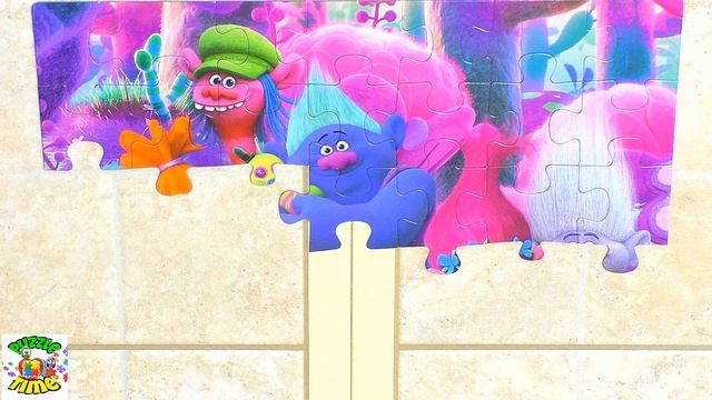 Тролли (Trolls) - Собираем пазлы для детей | Puzzle Time смотреть онлайн
