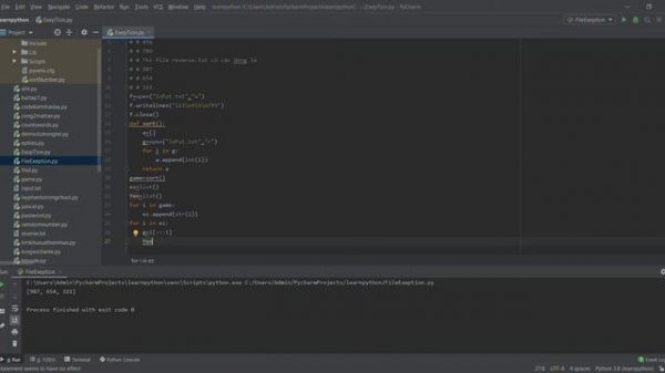The code works with file.txt in Python