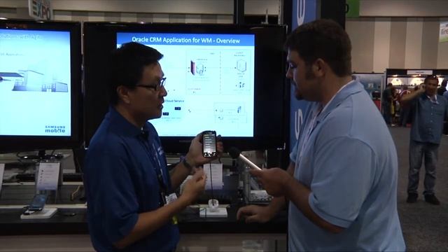Samsung Oracle CRM Application Demo at CTIA 2009 смотреть онлайн