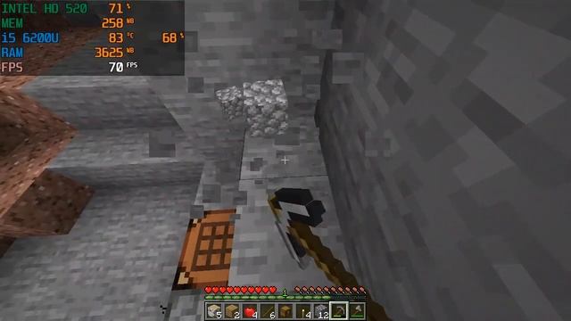 Intel Core i5 6200U + HD 520 & 4GB RAM in Minecraft 1.16.3 - Benchmark FPS Test смотреть онлайн