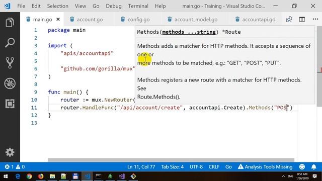 HTTP Basic Authentication with Middleware and BCrypt and MongoDB in Golang смотреть онлайн