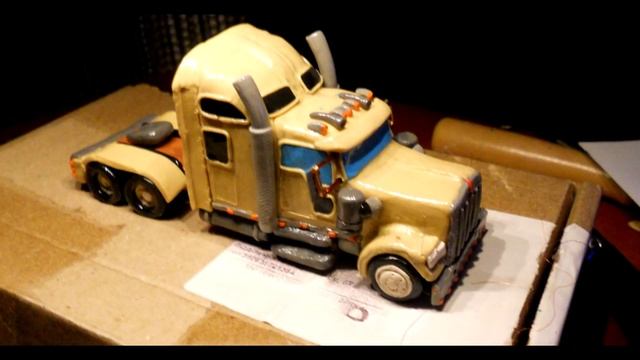 ?сделал Kenworth W900 грузовик из пластилина ? смотреть онлайн