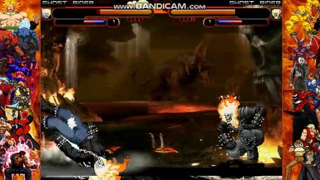 M.U.G.E.N Ghost Rider vs Ghost Rider смотреть онлайн