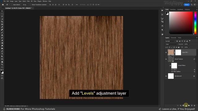 How to Make Realistic Wood Texture in Photoshop | Blend Effect Photoshop Tutorial смотреть онлайн