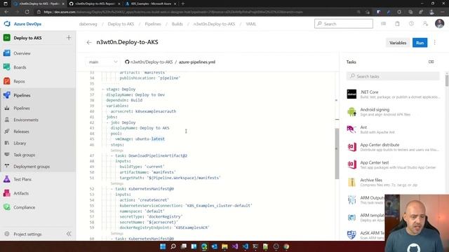 Deploy to Azure Kubernetes (AKS) from Azure DevOps with Azure Pipelines | Build LIVE with Me смотреть онлайн