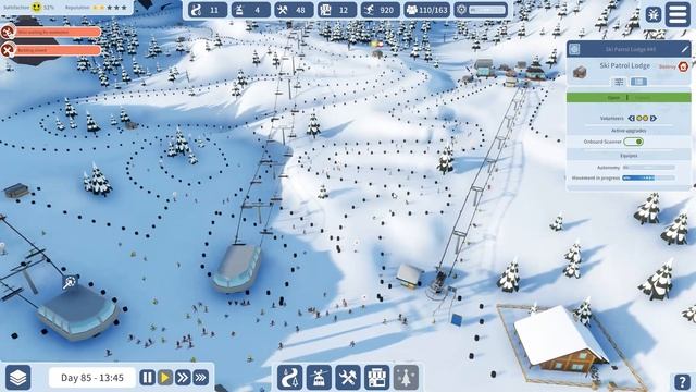 The final Resort - 1000 Skiers SNOWTOPIA - Ski Resort Tycoon Lets Play смотреть онлайн