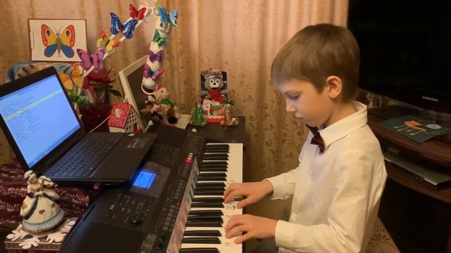 SOFT MOZART Winter Recital 2022-2023 Vasya (9) plays: Мендельсон "Свадебный марш" наизусть смотреть онлайн