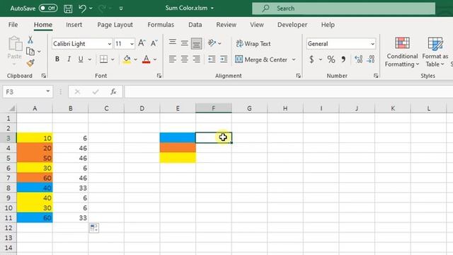 Sum Color in Excel No VBA| Sum cell by color | SumIf | Name Manager |Office_Pro смотреть онлайн