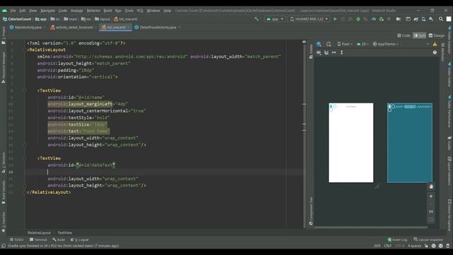 Android Studio Calories Count Application using SQLite Database Complete Video #AndroidStudio #Java смотреть онлайн
