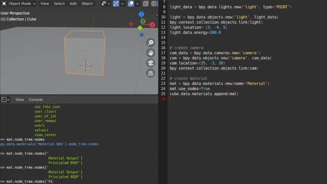 Blender Python 3D API - How to apply a material with Python смотреть онлайн