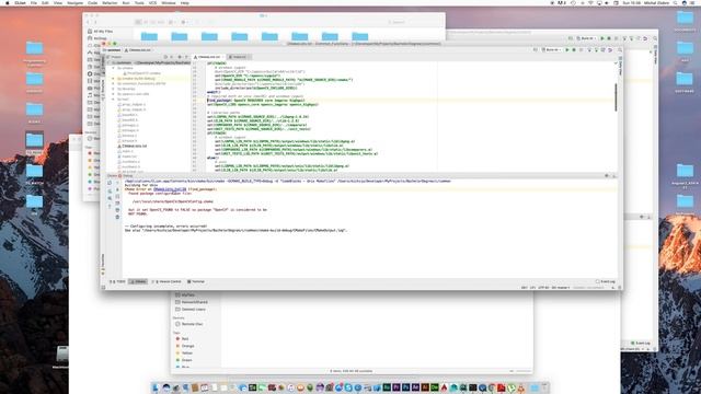 macOS Sierra & CLion CMakeList txt - Installing OpenCV to reference in CLion project смотреть онлайн