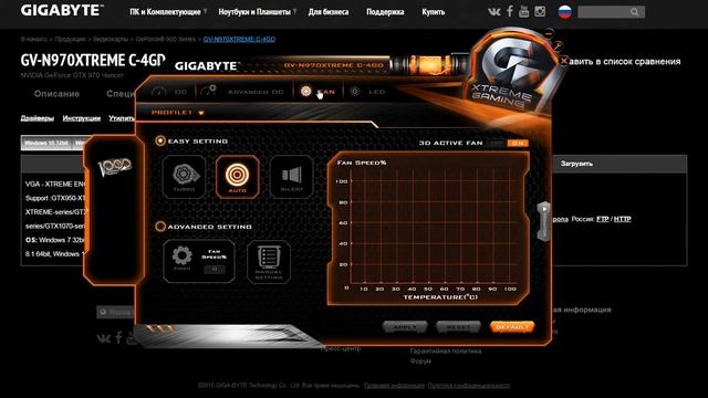 VGA XTREME UTILITY в замен CO GURU для Gtx 950, 960, 970, 980 версии Xtremegaming