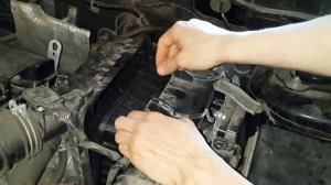 Замена воздушного фильтра ДВС Mitsubishi ASX