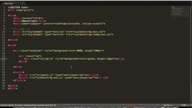 Sistema de grid (Bootstrap) смотреть онлайн