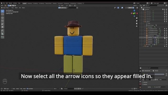 How to Select Rig Limbs in Blender (Roblox GFX) смотреть онлайн