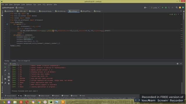 KIVY. Урок 2. Создание GridLayout, настройки размера приложения. IT python online смотреть онлайн