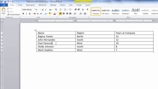 How to Delete a Table Row or Column in Microsoft Word смотреть онлайн