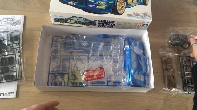 Tamiya Subaru Impreza WRC 2001 1/24 unboxing смотреть онлайн