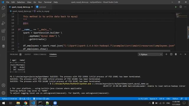 20200727 Reading and writing data from/to MySQL using Apache Spark смотреть онлайн