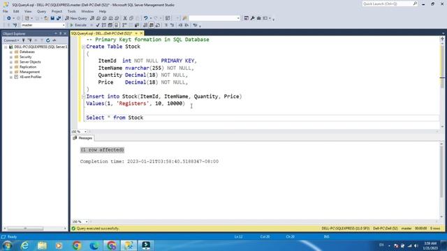 How to Set Primary Key & Identity in SQL Server | Learn SQL | @DataScience2023 смотреть онлайн