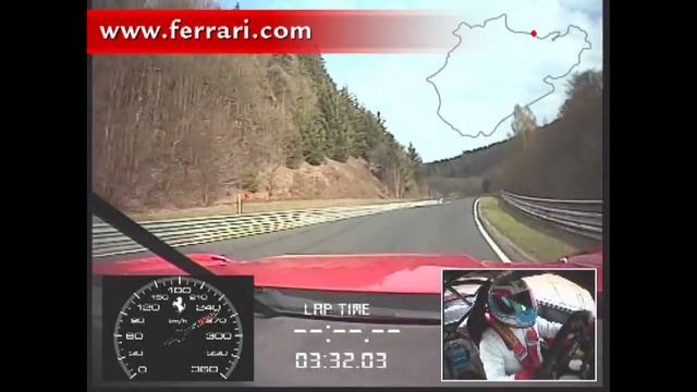 Ferrari 599XX lap of the nurburgring смотреть онлайн