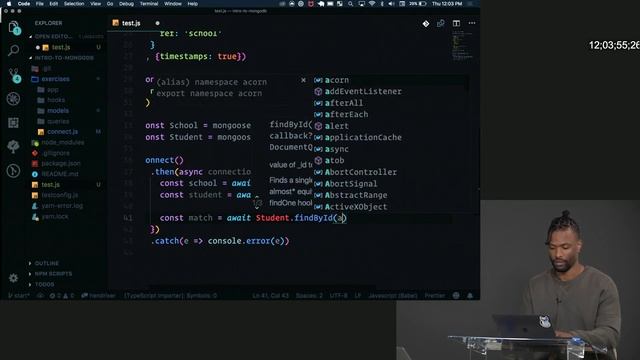 14 Querying Associations with populate | Introduction to MongoDB | Frontend Masters смотреть онлайн