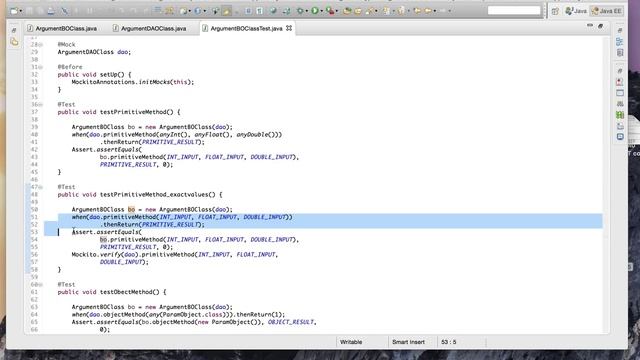 Mockito Argument Matching смотреть онлайн