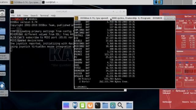 Dosbox Kali Linux 2016