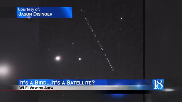 Starlink Satellites seen across Tippecanoe County skies overnight смотреть онлайн